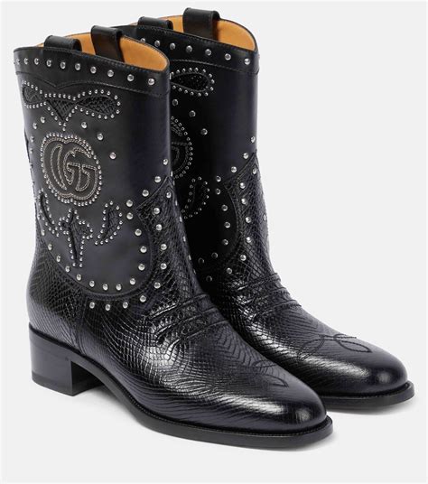 gucci mary bee boots|gucci cowboy boots.